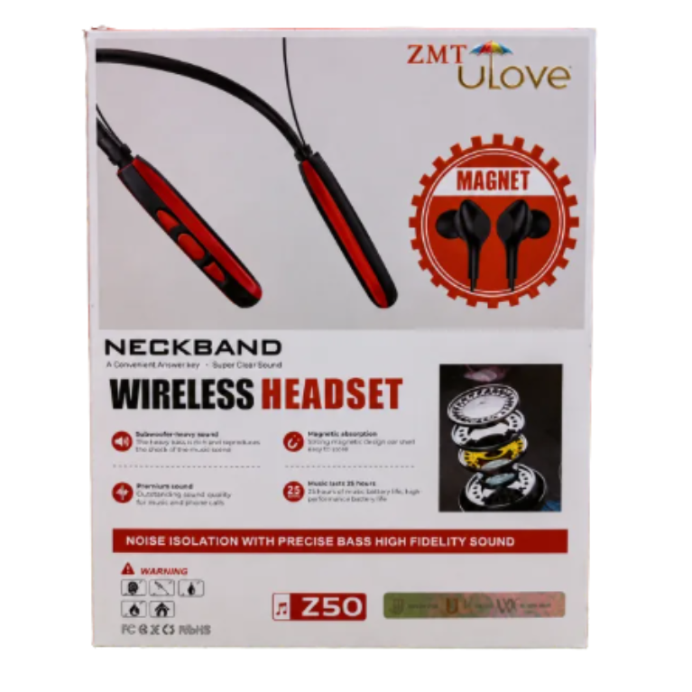 ZMT Ulove Z50 Wireless Neckband Headset