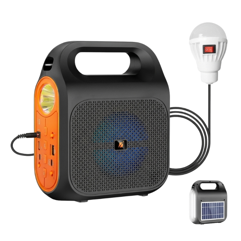 KTS-2469 Solar Panel With Torch Light Speaker
