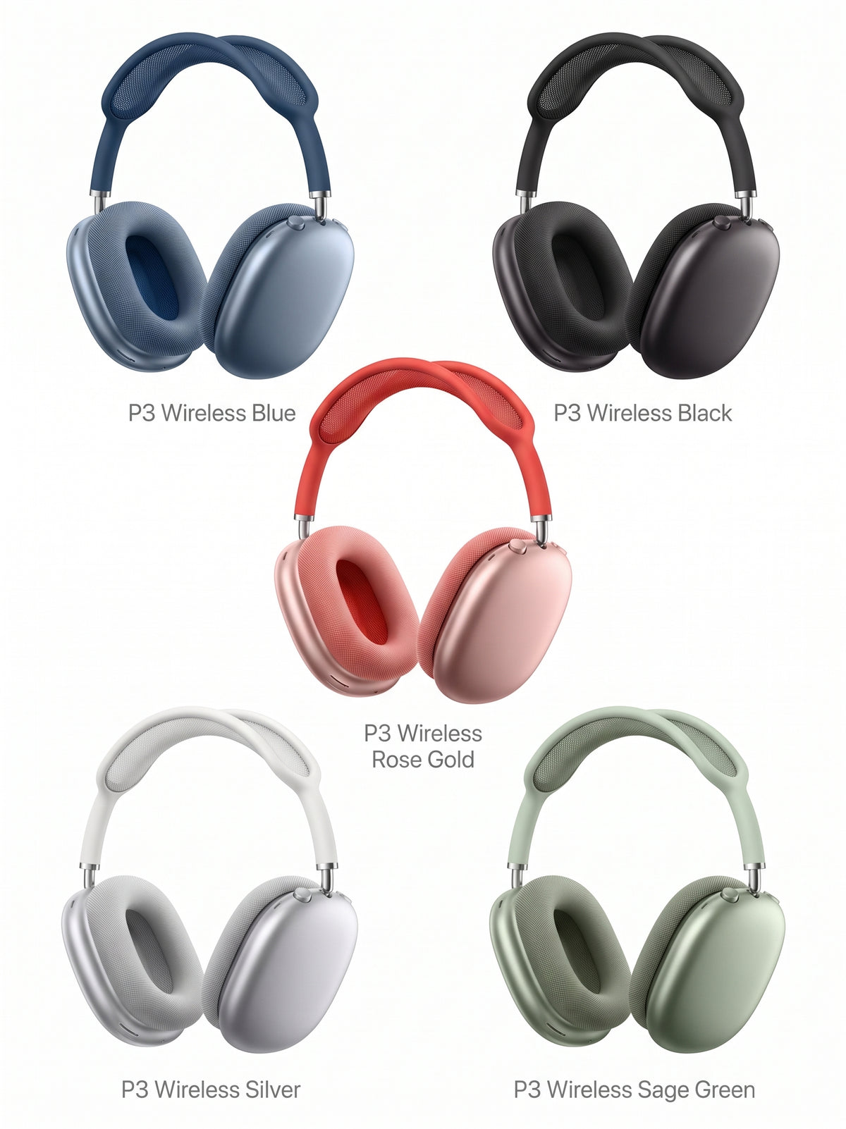 P9 Wireless On-Ear Stereo Earphones