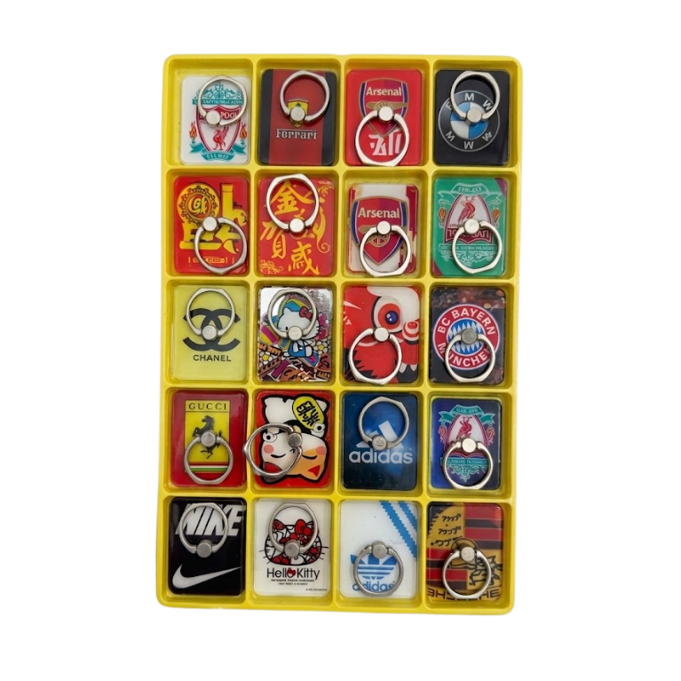 Universal Mobile Phone Ring Holder &amp; Stand (Pack of 20)